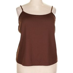 Lane Bryant Chocolate Brown Camisole Tank 26/28